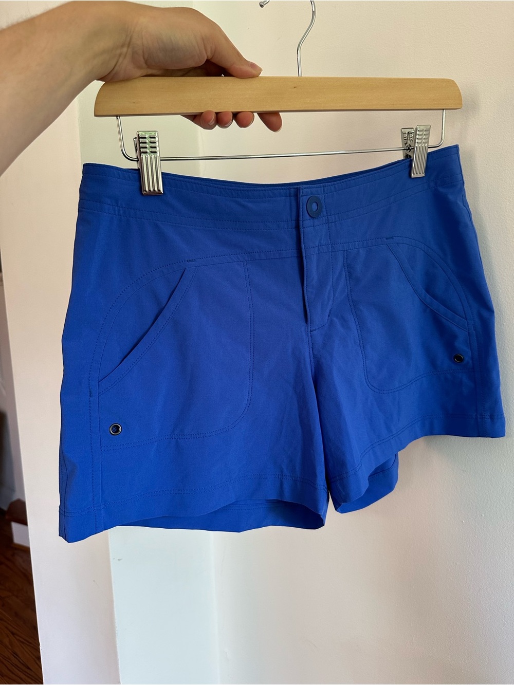 Athleta Costa Caspian Blue Shorts - Swim/Quick Dry